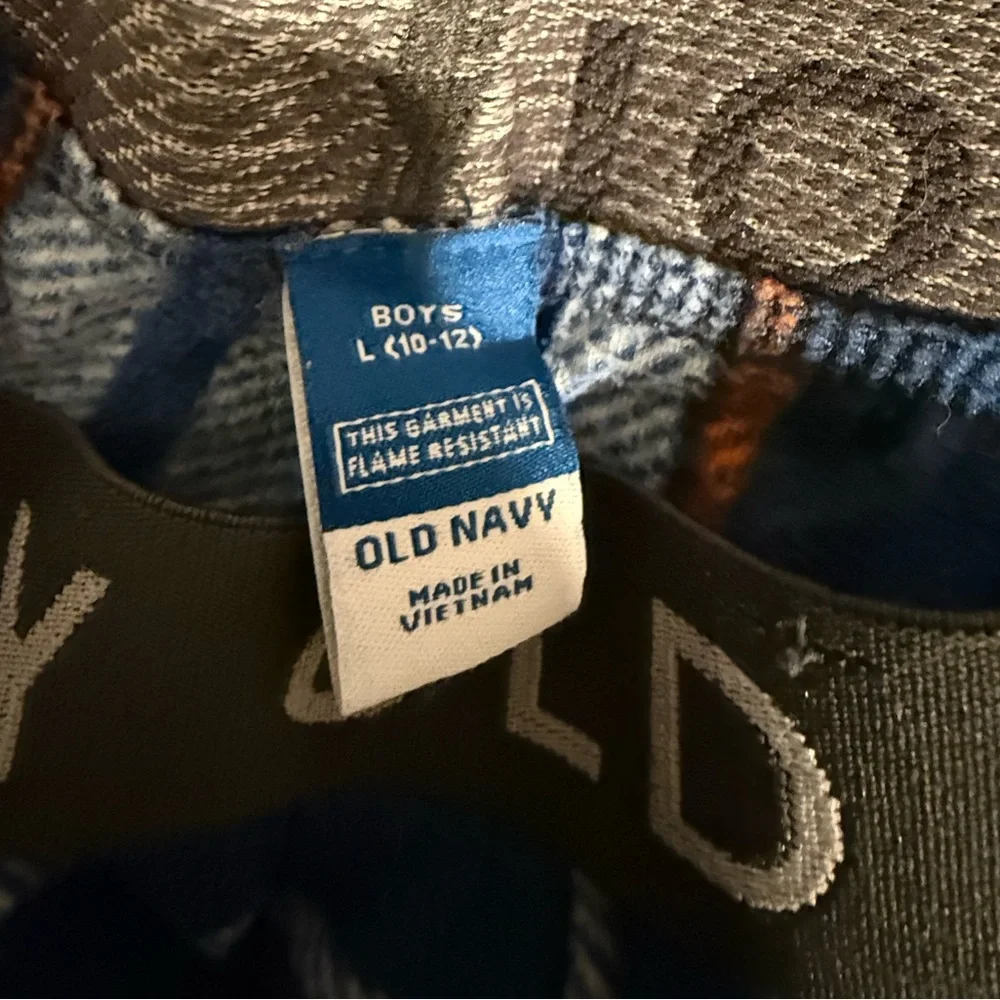 Old Navy Kids Pajama Bottoms in Blue Plaid